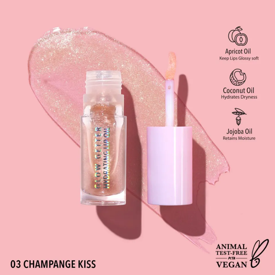 Glow Getter Hydrating Lip Oil In Champagne Kiss