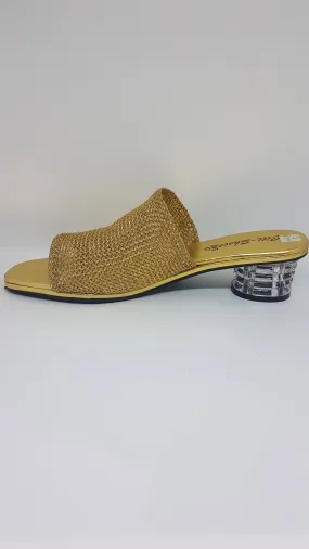 Gold Mesh Sandal SK015