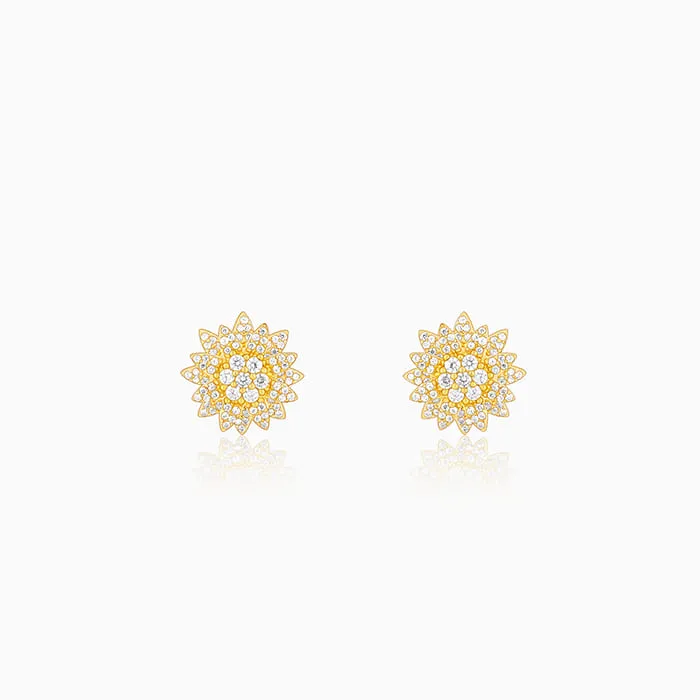 Golden Petals Studs