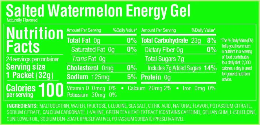 Gu Energy Gel- Salted Watermelon   Caffeine