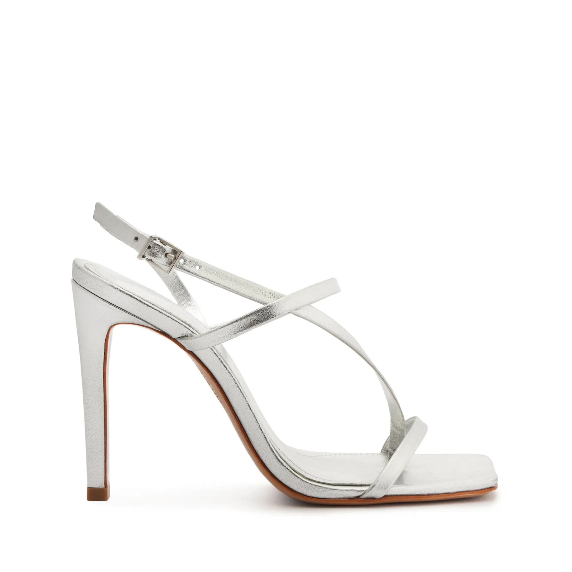 Heloise High Metallic Leather Sandal