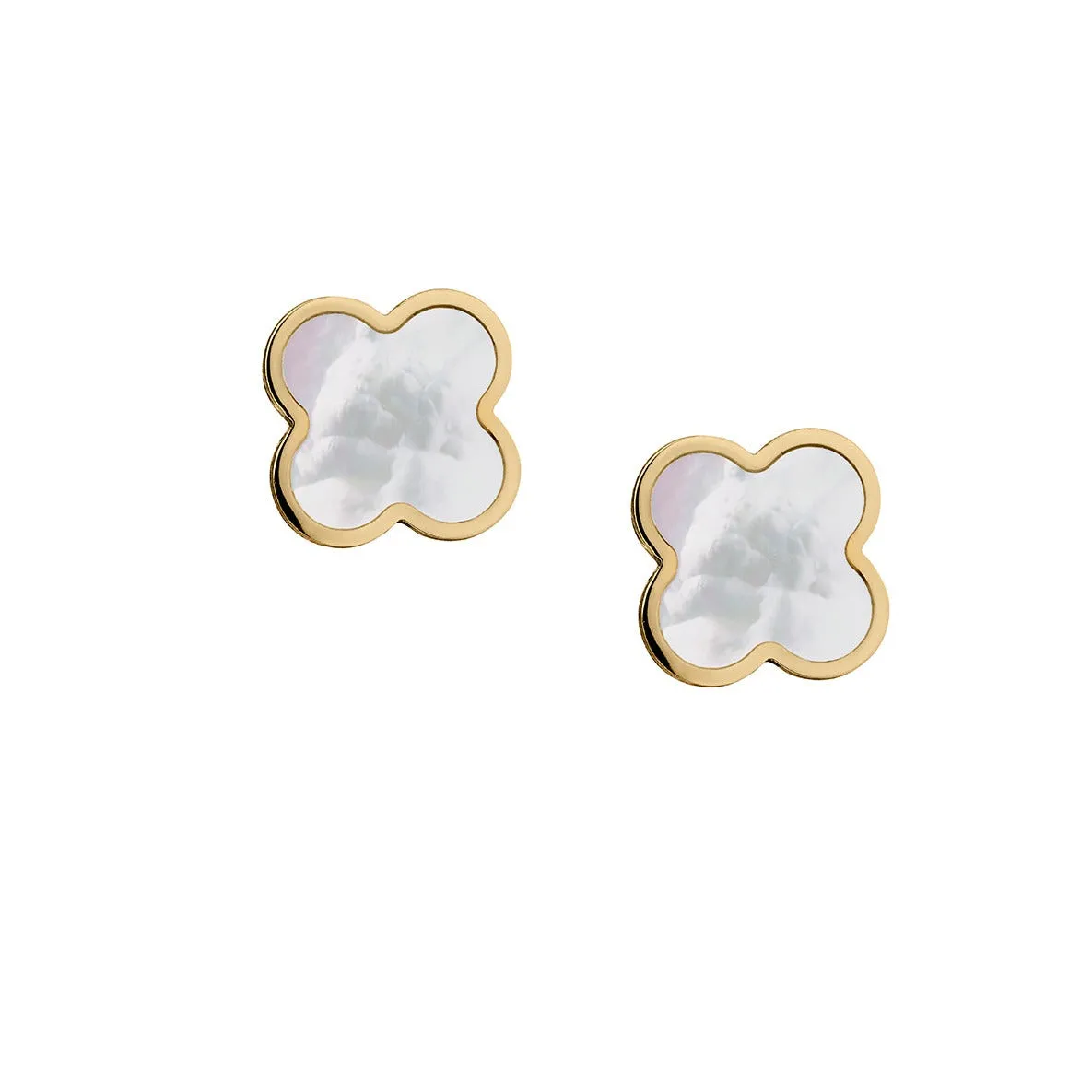 LARGE CLOVER STUDS