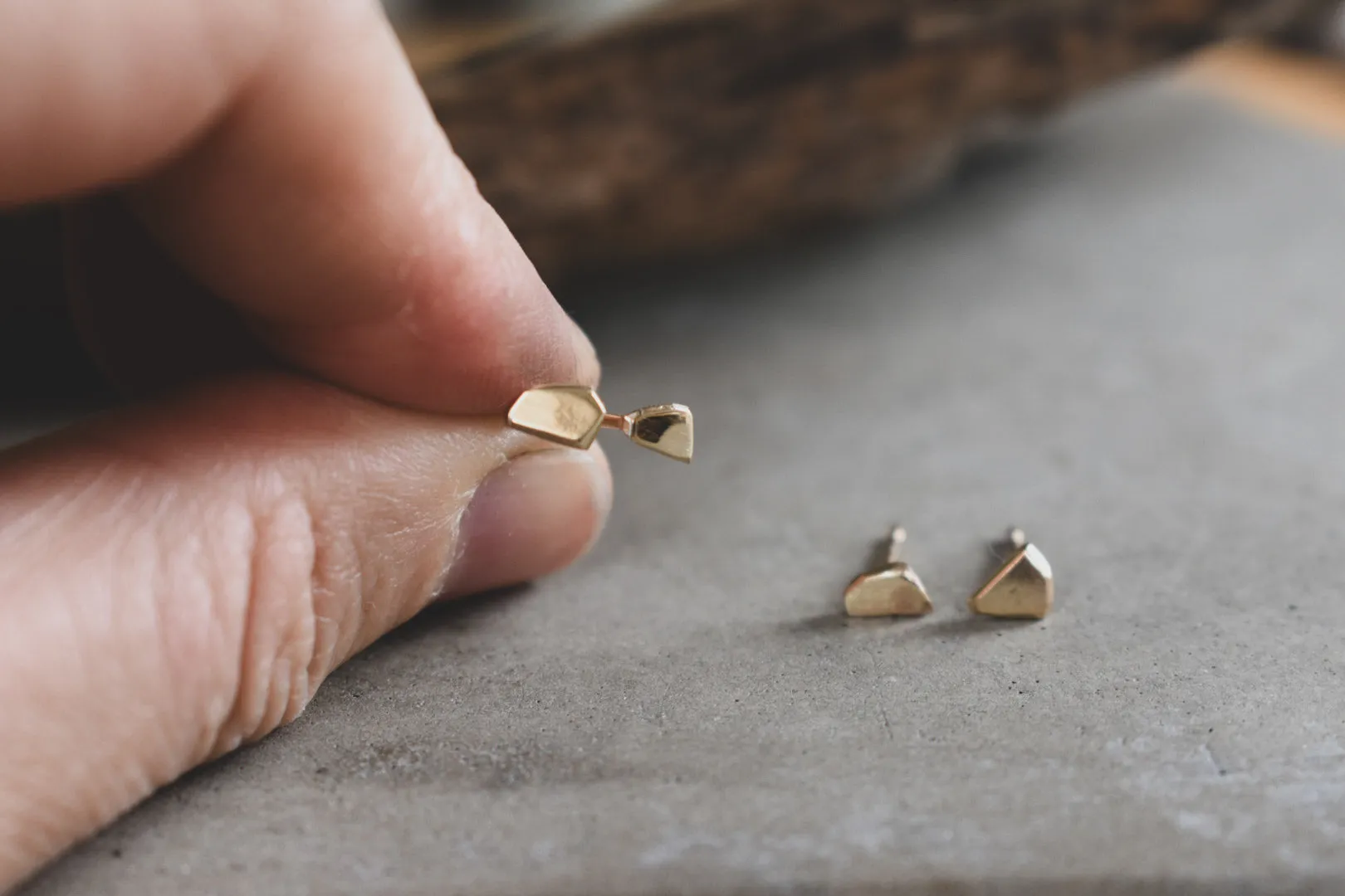 Little Nonsense 9ct Gold Studs