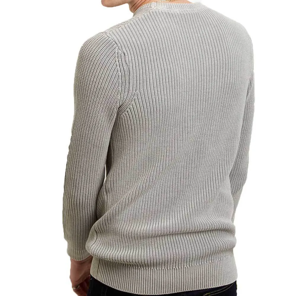 Lyle And Scott Ribbed Jumper - Light Silver KN1113V