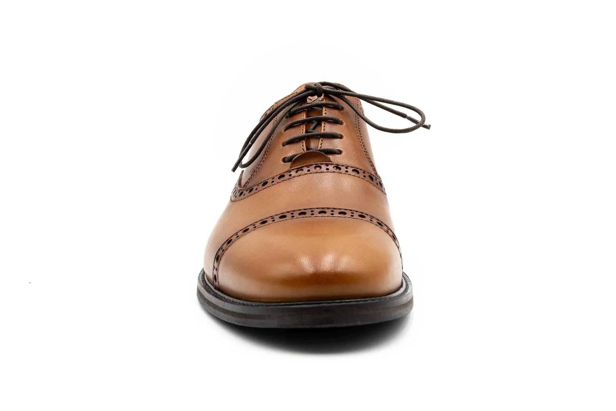 Martin Dingman CAMBRIDGE HAND STAINED DRESS CALF LEATHER CAP TOE