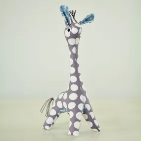 Mauve Scrappy Patchwork Baby Giraffe