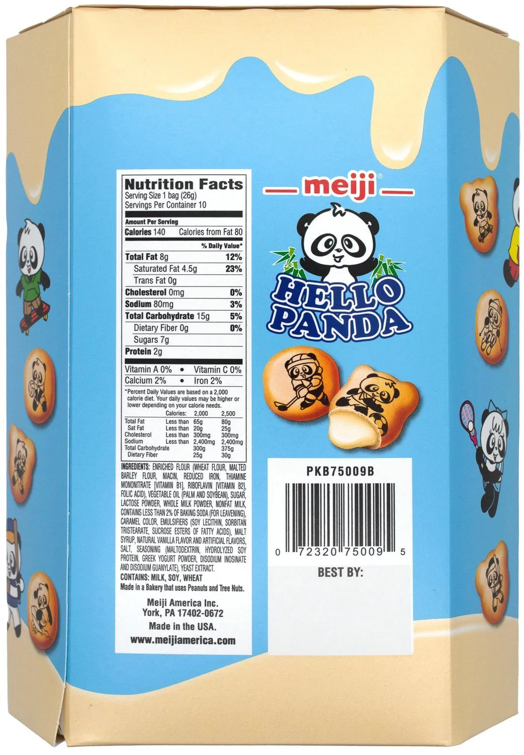 Meiji Hello Panda Cookie