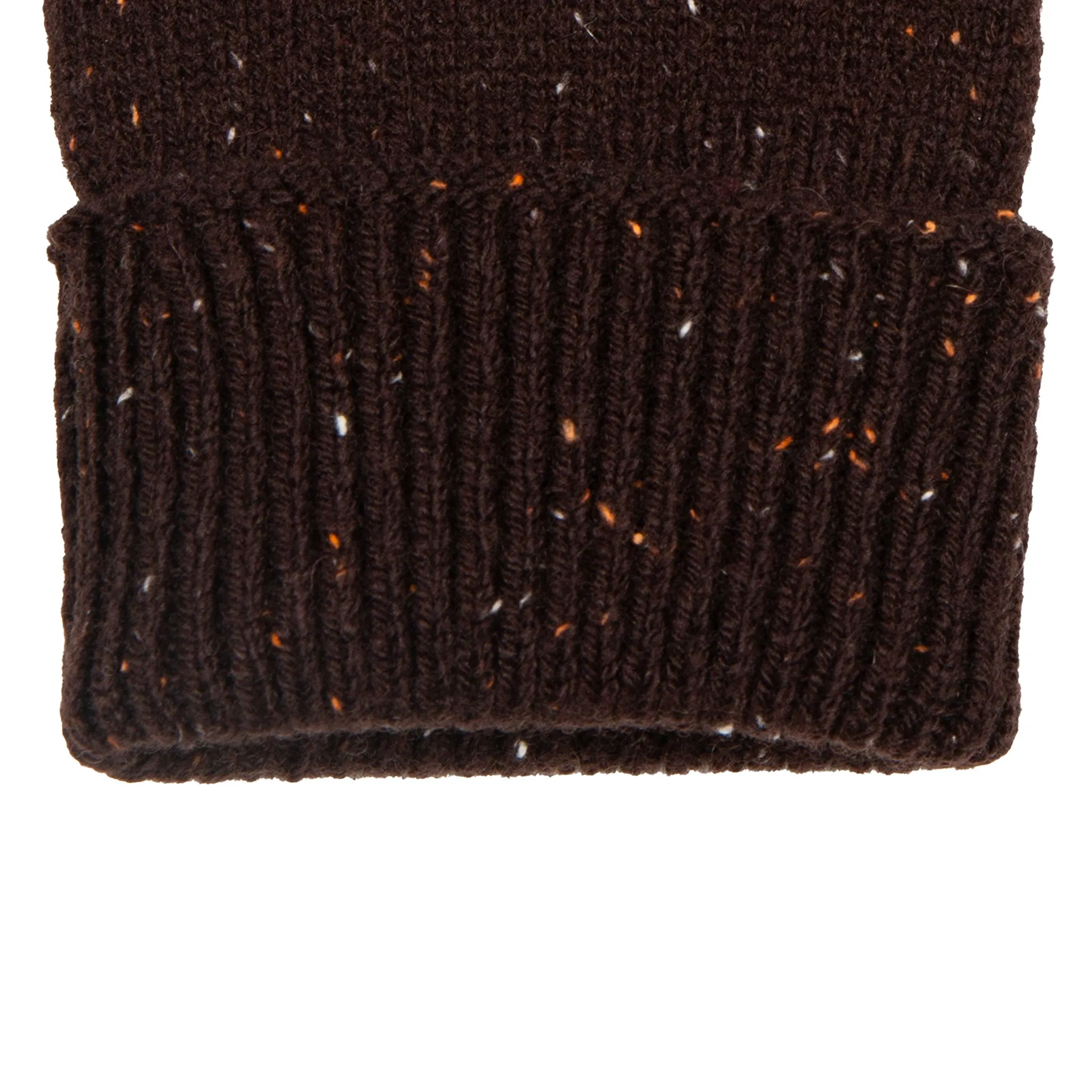 Men's Fingerless Knitted Gloves with Ribbed Cuffs