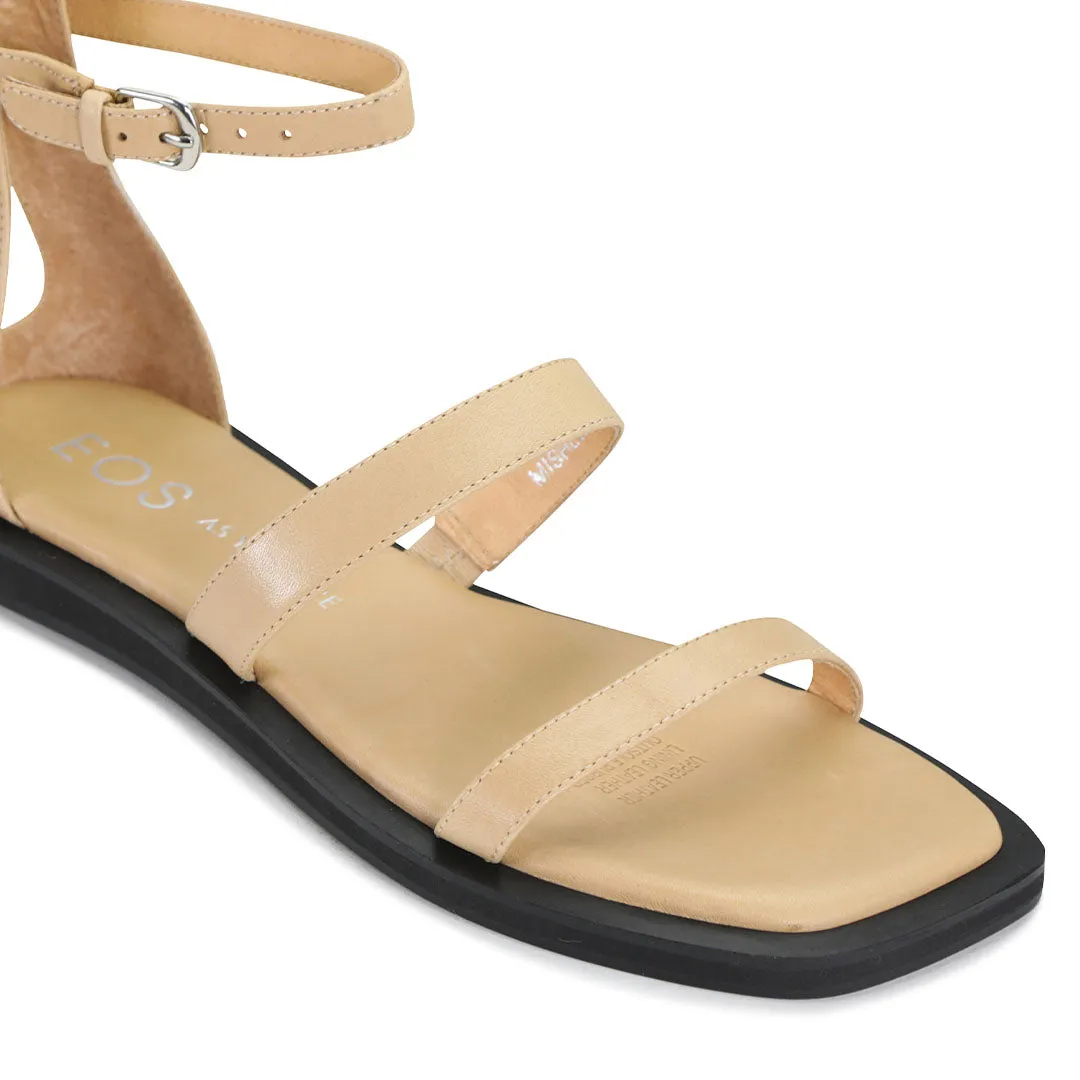 Mishelle Leather Ankle Strap Sandals