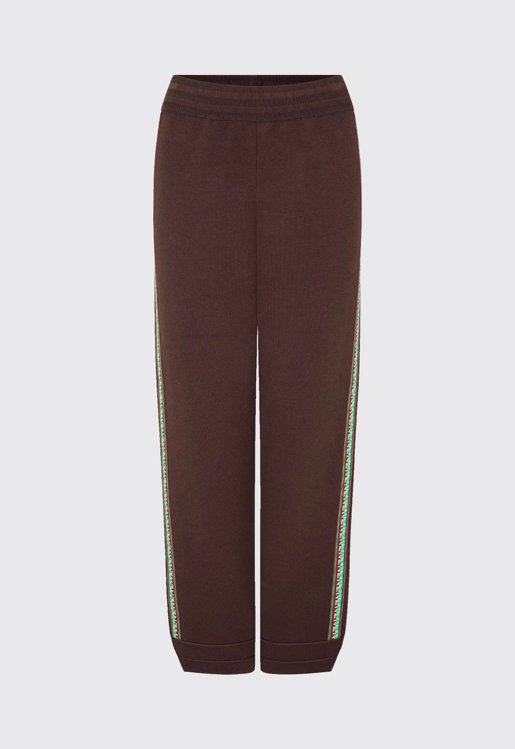 NAGNATA Symbol Track Pant - Chocolate Brown