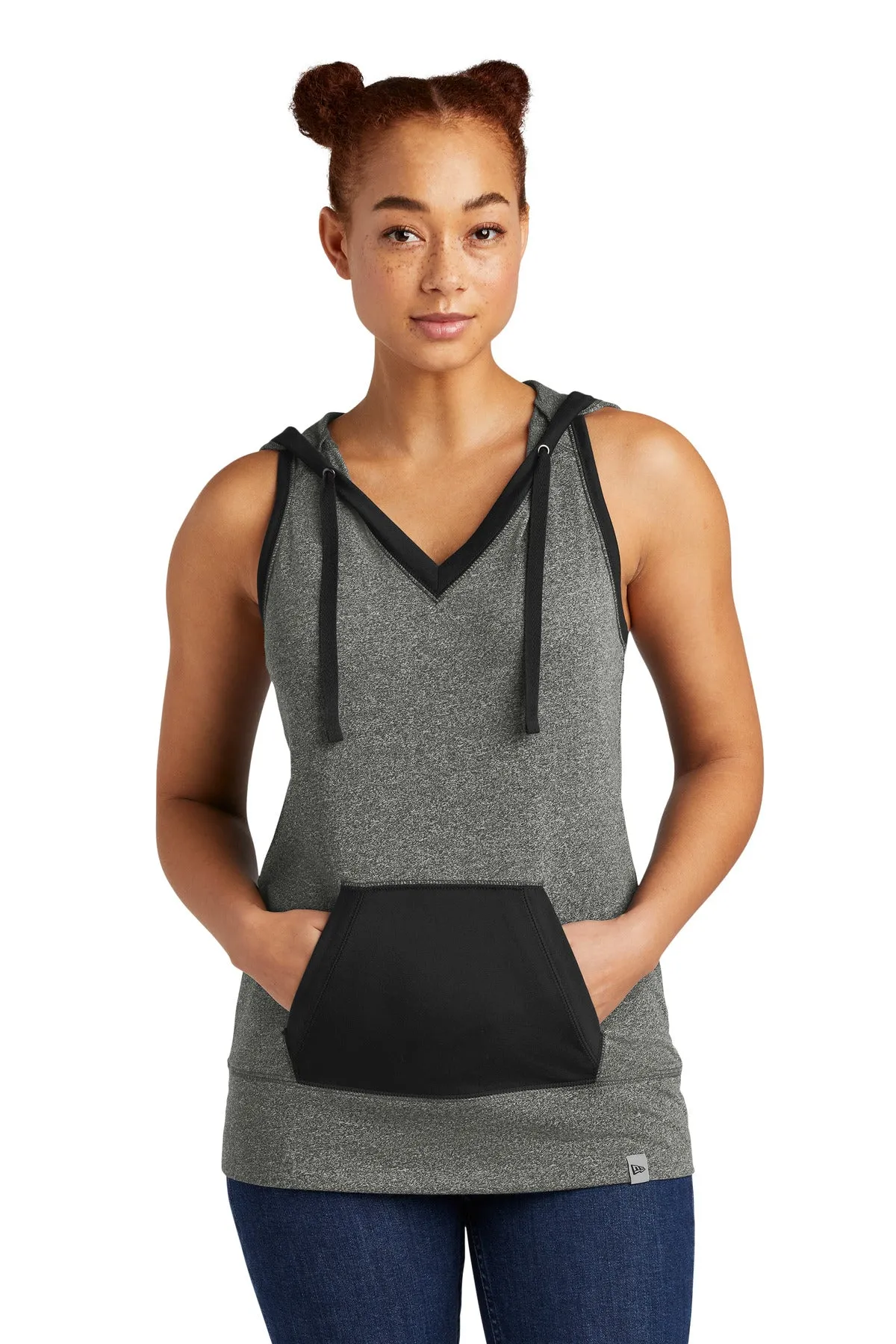 New Era Ladies Heritage Blend Hoodie Tank. LNEA106