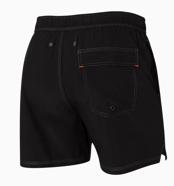 Oh Buoy Swim Trunks,  5", Black