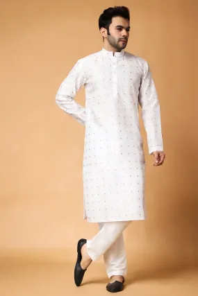 Opulent Jacquard Woven Kurta