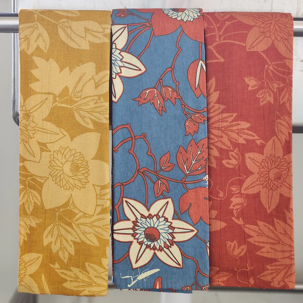 Passion Flower Tea Towels, set of 3