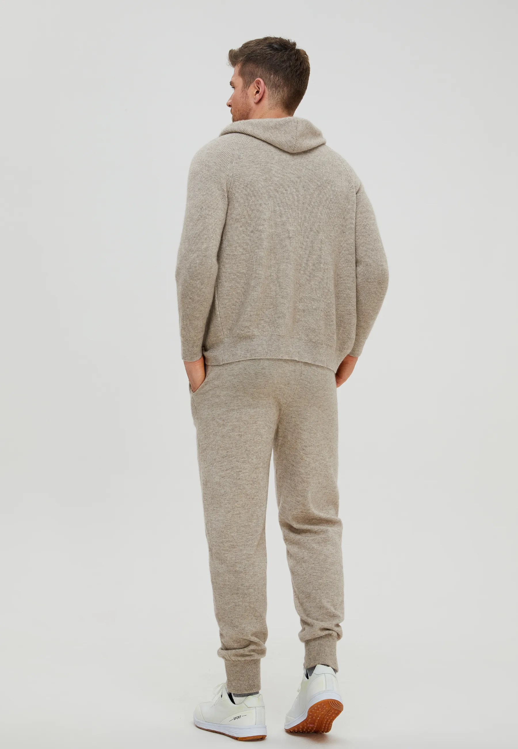 Ribbed Cashmere Jogger