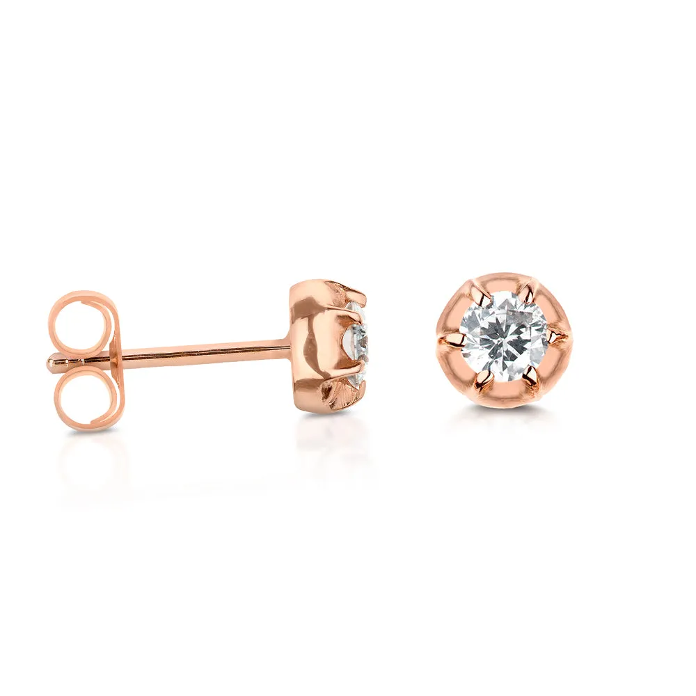 Rose Stud Earrings