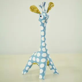 Sky Blue Scrappy Patchwork Baby Giraffe