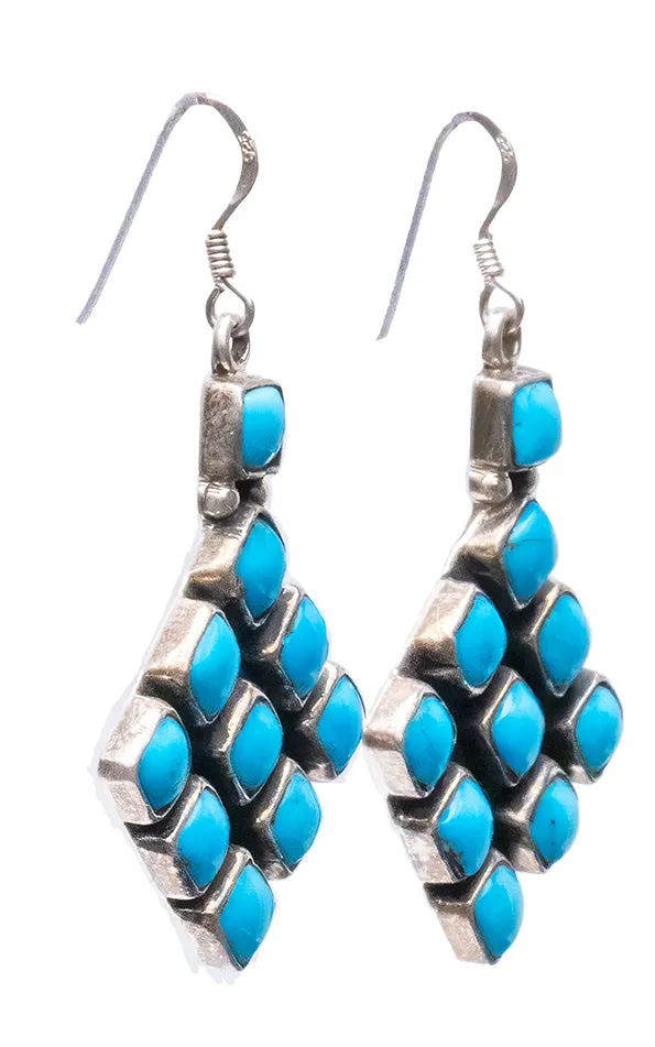 Sleeping Beauty Turquoise Earrings | Ernest Rangle