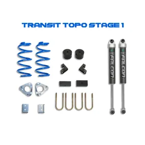 STAGE 1 TOPO 2.0 SYSTEM - TRANSIT AWD (2020  SINGLE OR DUAL REAR WHEEL)