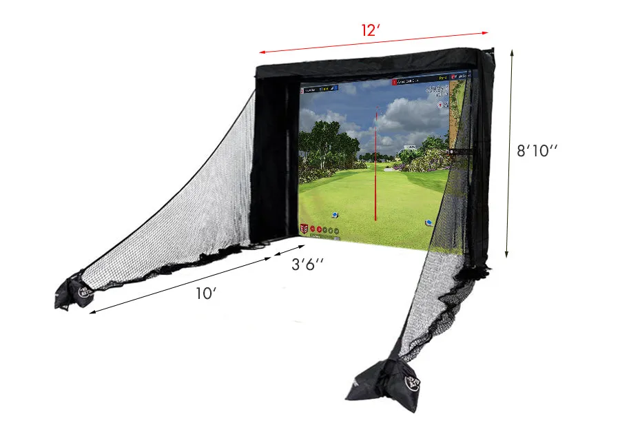 Swing Caddie SC4 Premium Golf Simulator Package