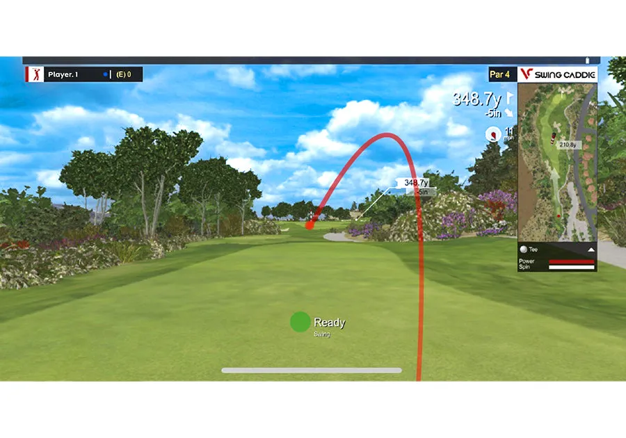 Swing Caddie SC4 Premium Golf Simulator Package