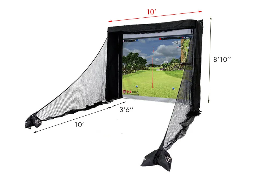 Swing Caddie SC4 Premium Golf Simulator Package