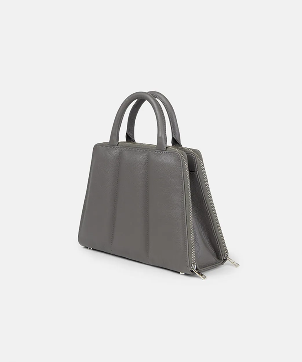 Trapeze Handbag Padded | Dark Khaki / Anthracite