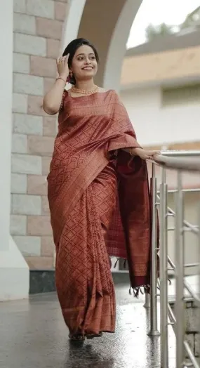 Women's Wedding Special Jacquard Saree